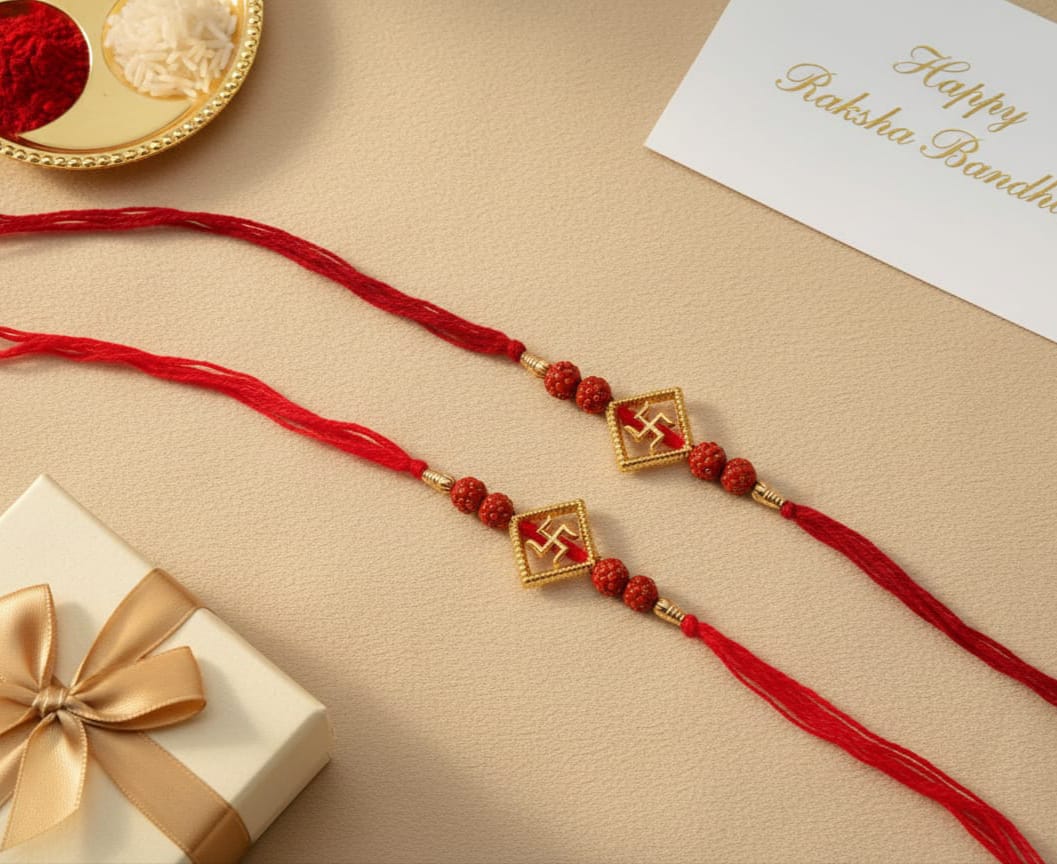 Satiya Bhai Rakhi traditional simple rakhi for brother