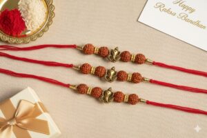 Ganpati Rudraksha Rakhi spiritual rakhi for brother